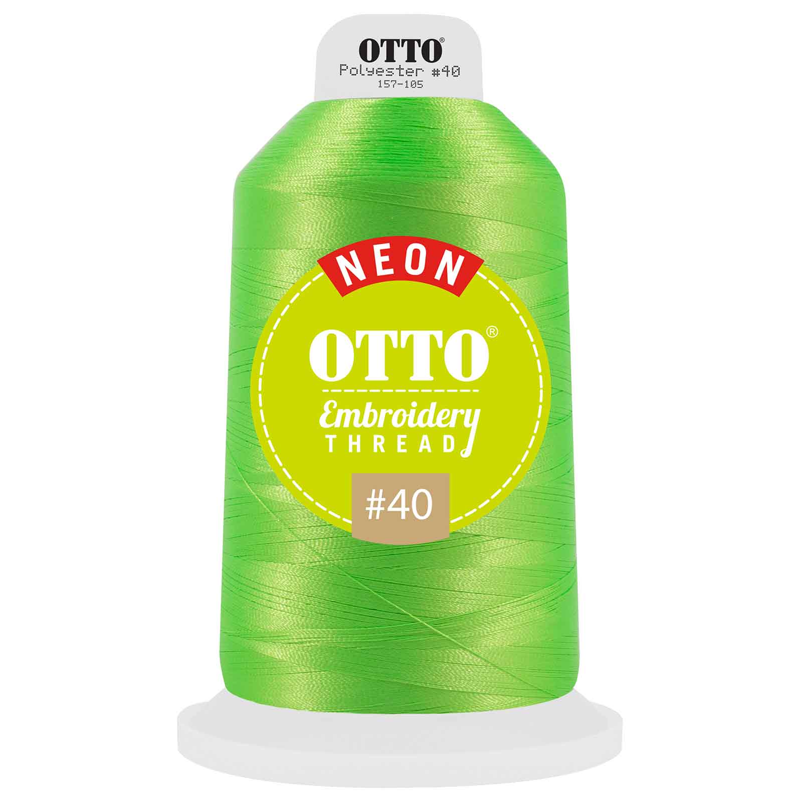 OTTO Embroidery Neon Thread #40 5,500 yd. King Cone 11