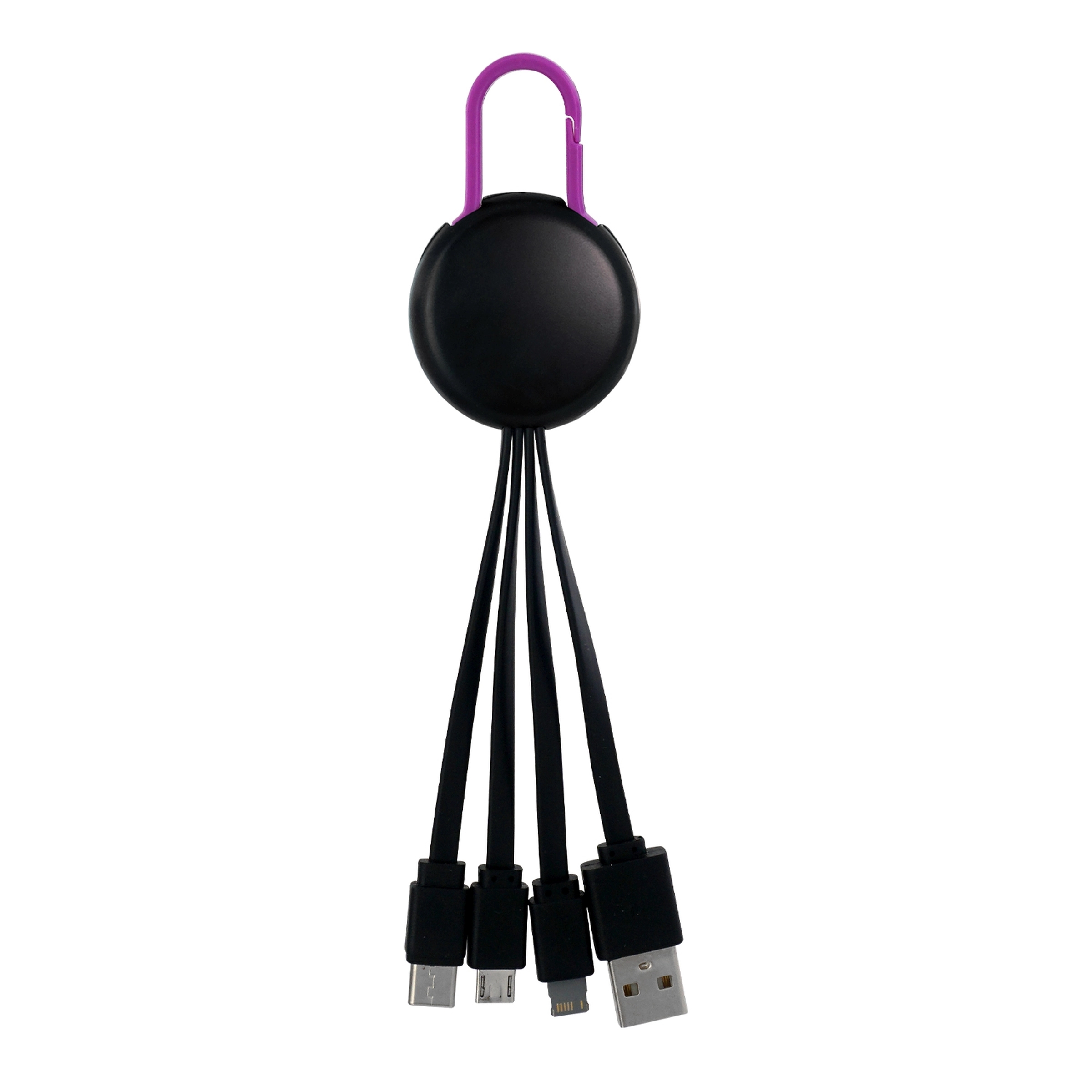 LIGHT UP LOGO CLIP 3 IN 1 CHARGING CABLE 34