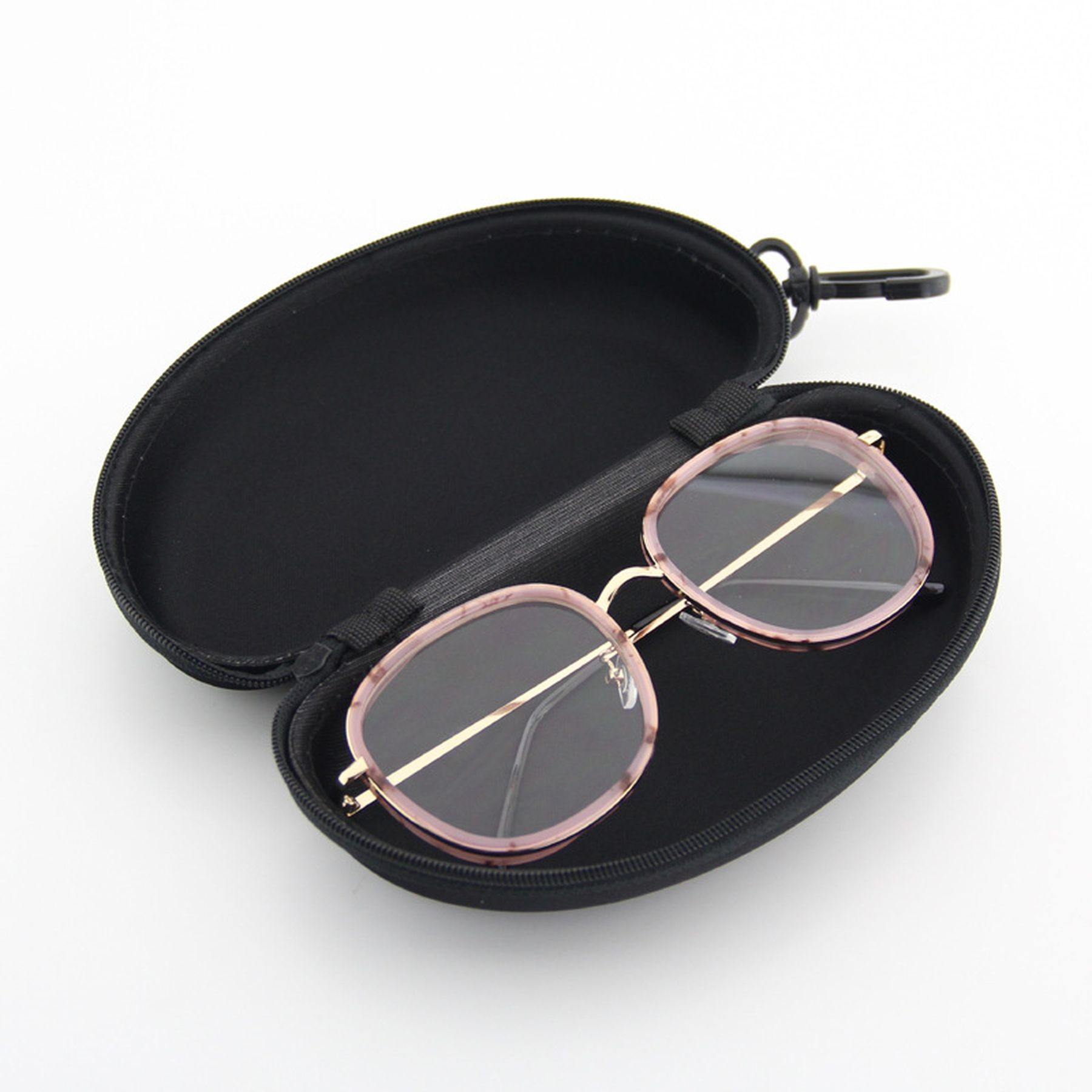 Portable Zipper Sunglasses Hard Case Eyes Glasses Box Bag 5