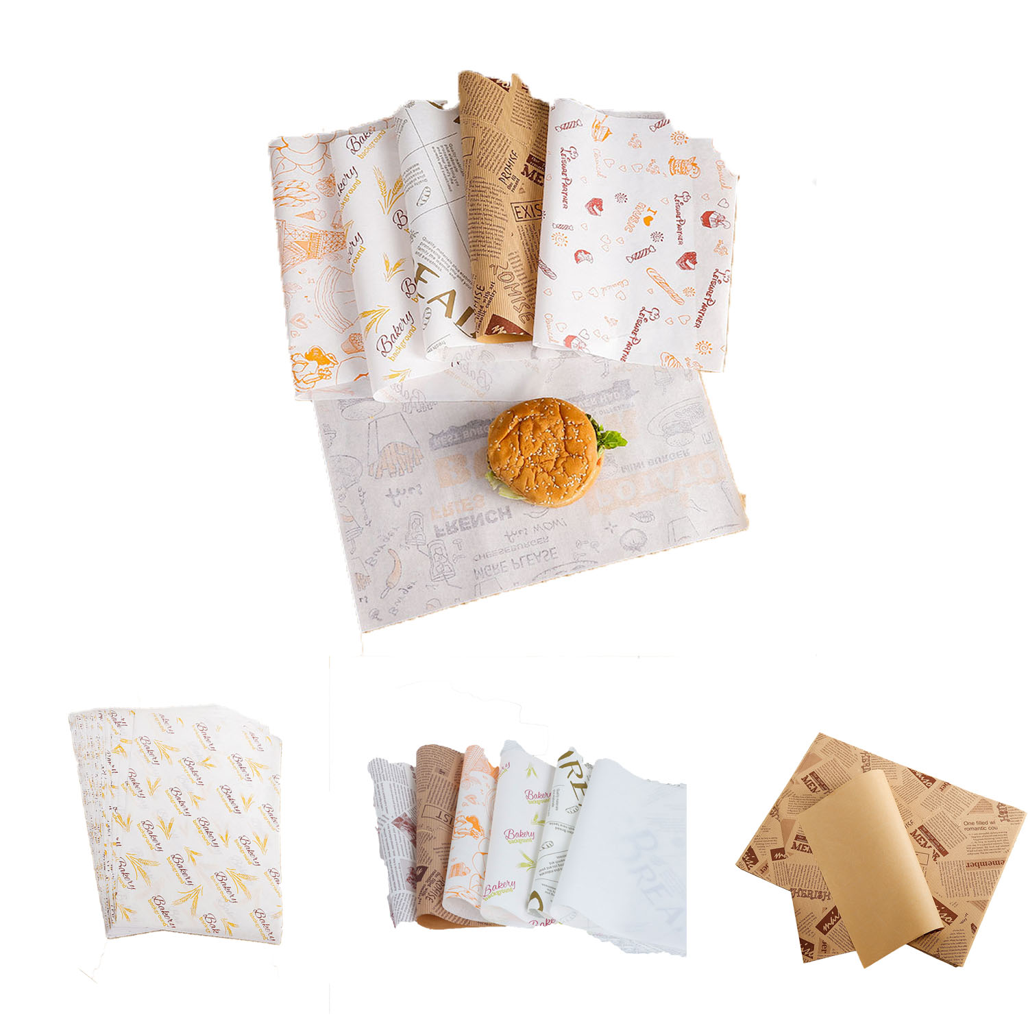Personalized 10-Inch Food Wrap Paper for Packaging Solutions 4