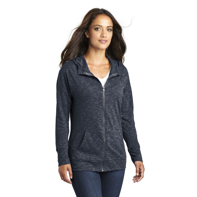 District Women's Medal Full-Zip Hoodie., custom hoodie or sweatshirt with logo imprint 9