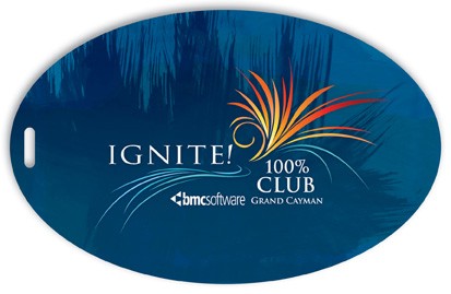 Full Color Write On Tag (Oval 3.5"x5.5")