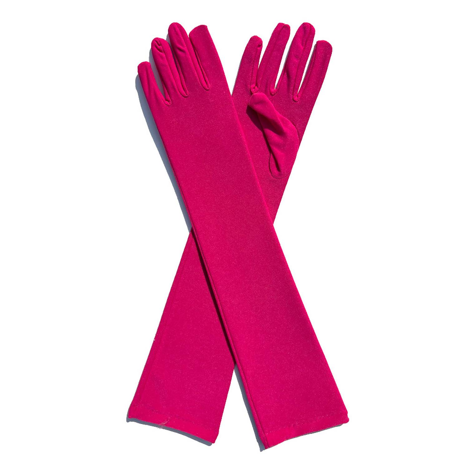 Women Long Stretchy Party Gloves 20