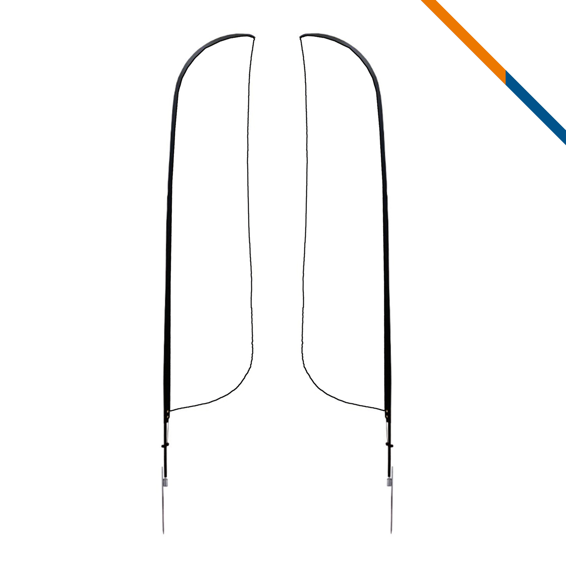 16.5' Libra Double-Sided Feather Flag 2