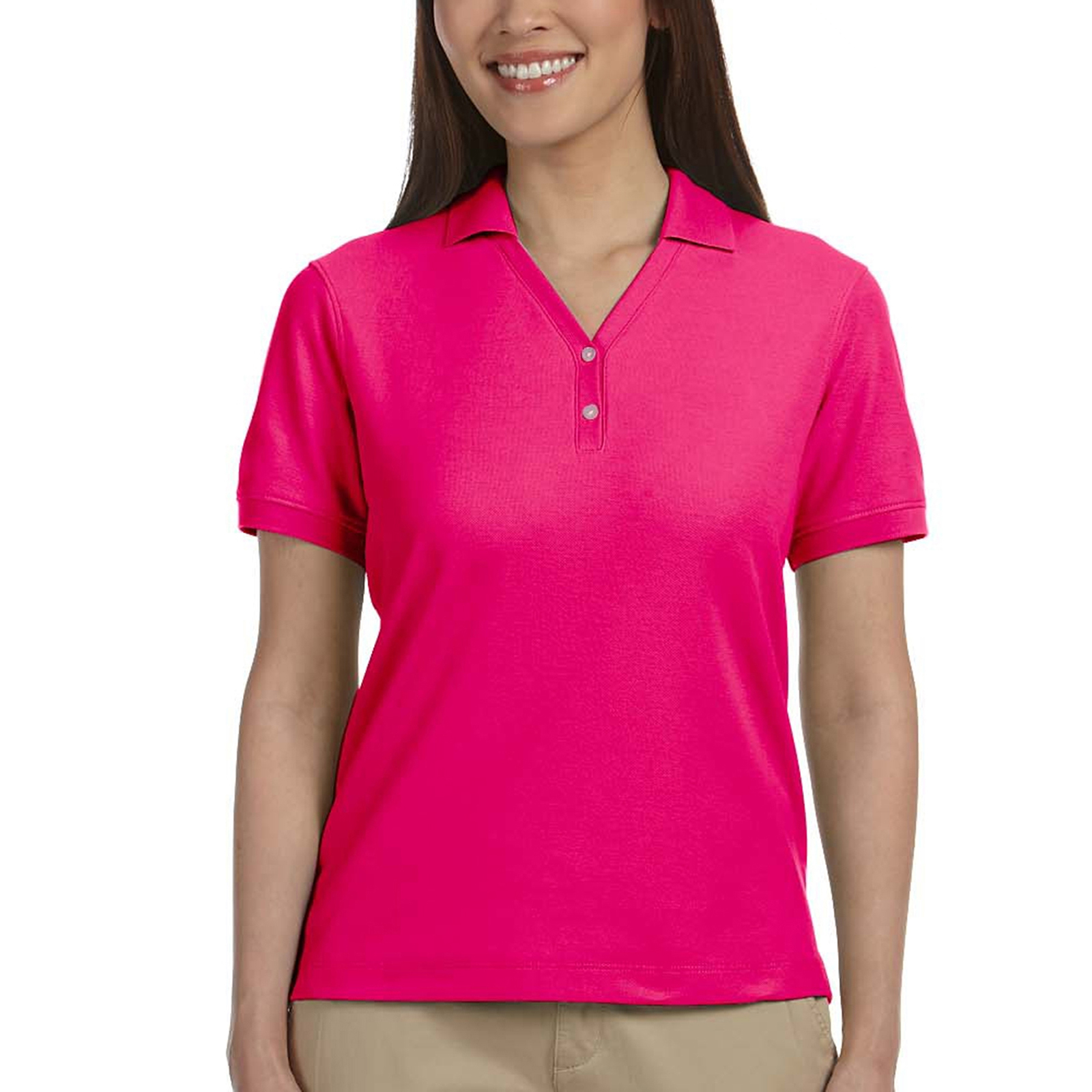 Devon & Jones® Ladies' Y-Collar Golf Polos 22