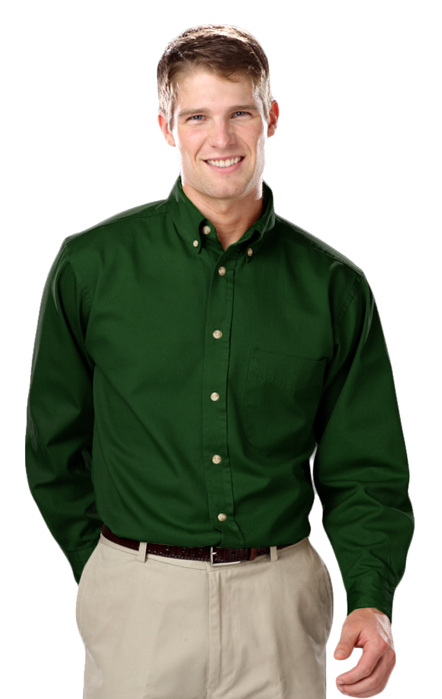 Men's L/S 100% cotton twill Shirt 34