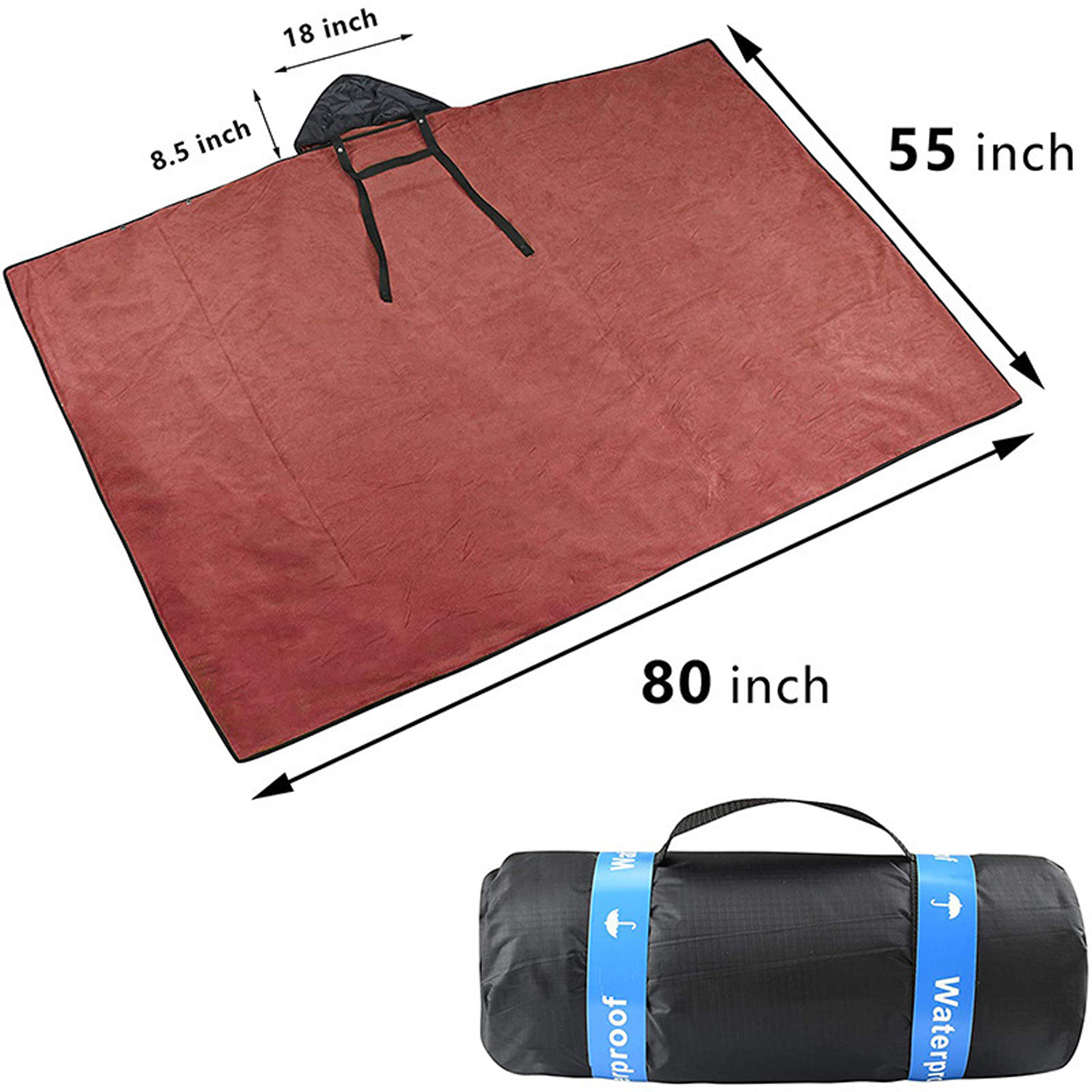 Windproof & Warm Wearable Camping Quilt 3