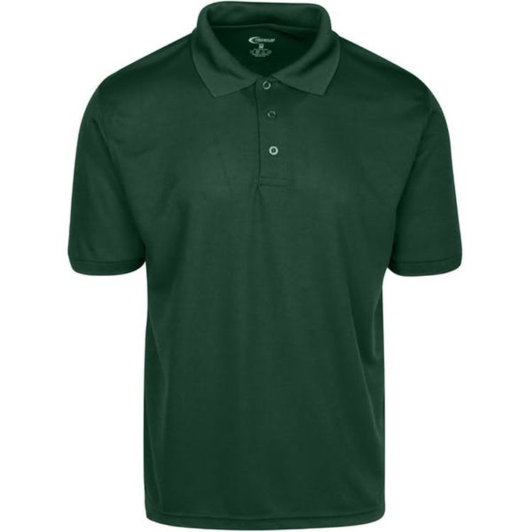 Men's Polo Shirts - Hunter Green XL Moisture Wicking 2