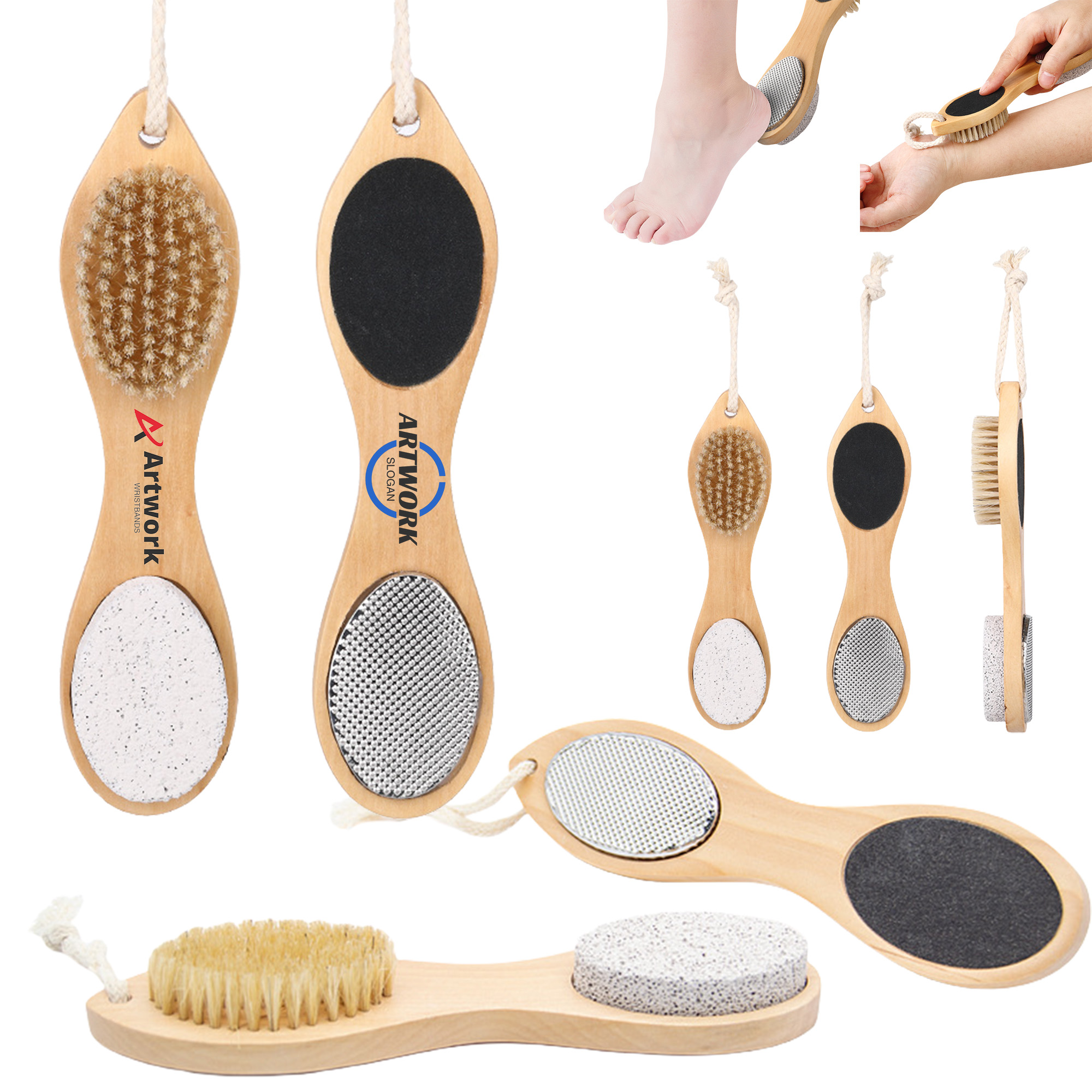 4 in 1 Double Sided Pumice Stone Foot File 2