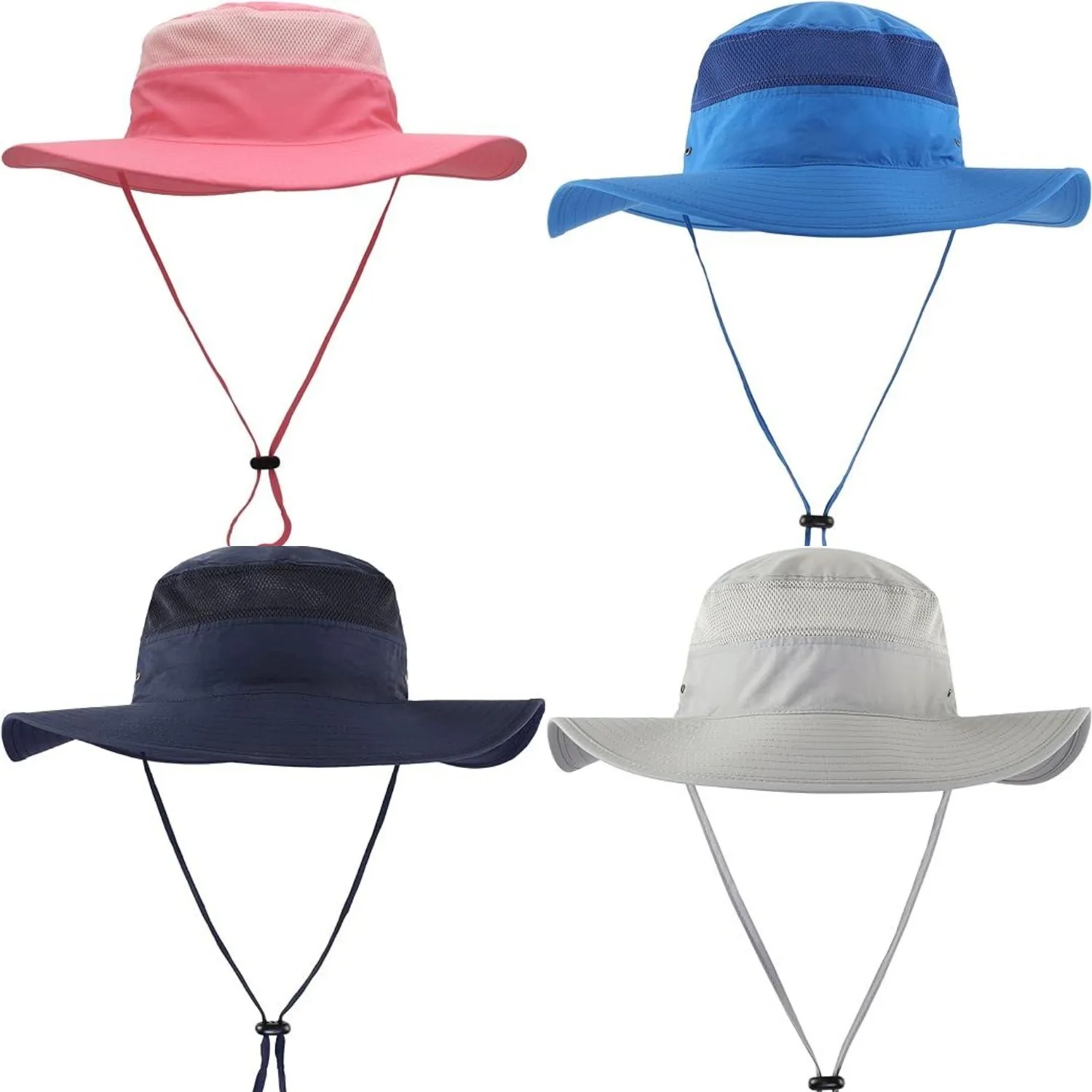 Wide Brim Fisherman Hat Chin Drawstring 3