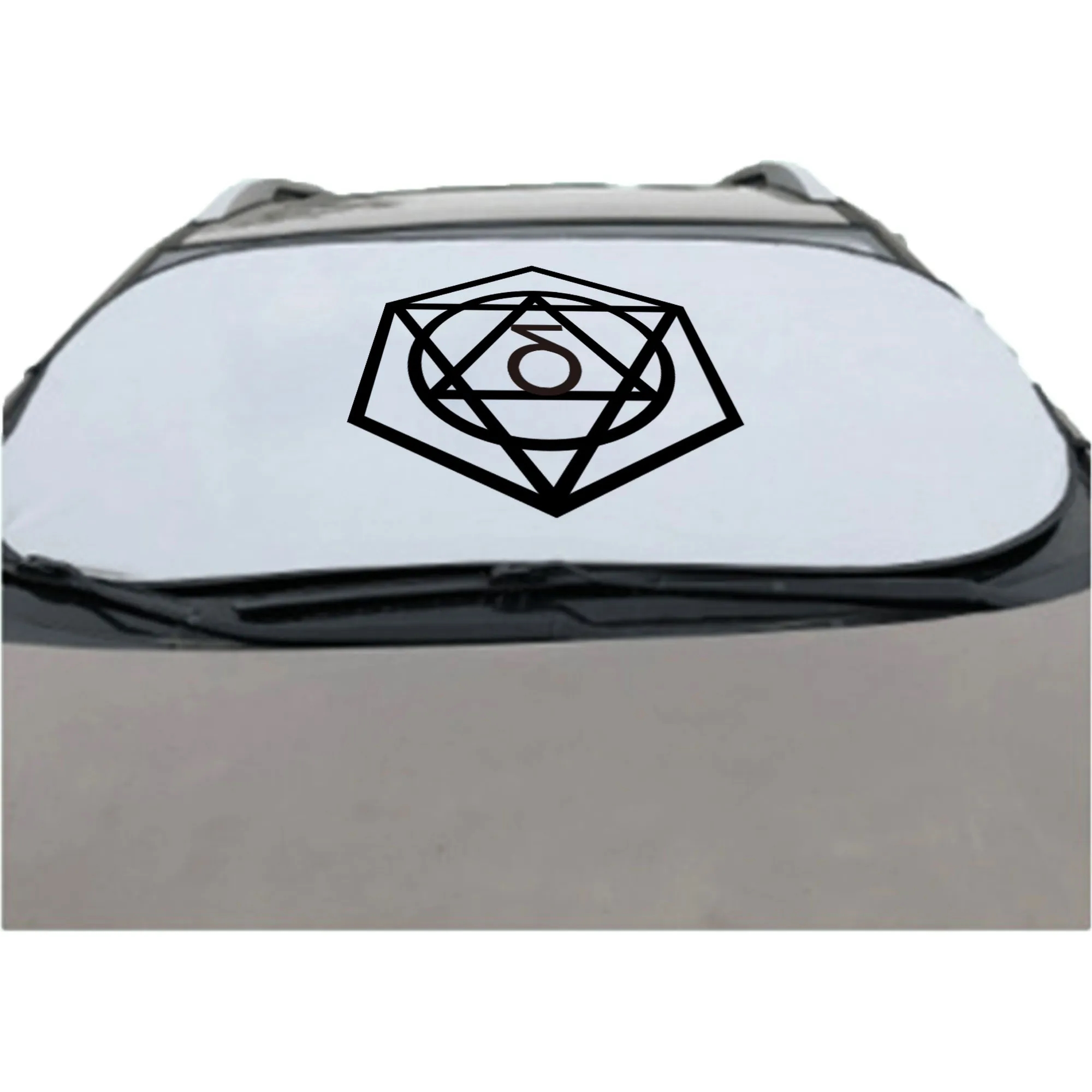 Silver Plaste Car Sunshade With Sun Protection