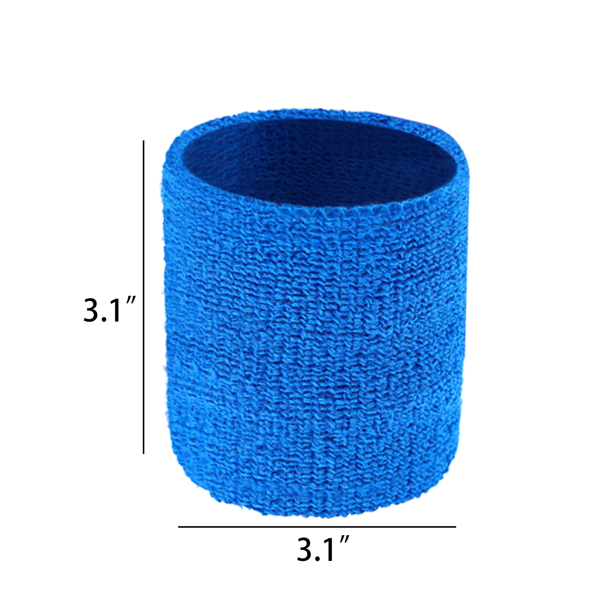 Pro Sports Sweat Embroidered Wristband 2