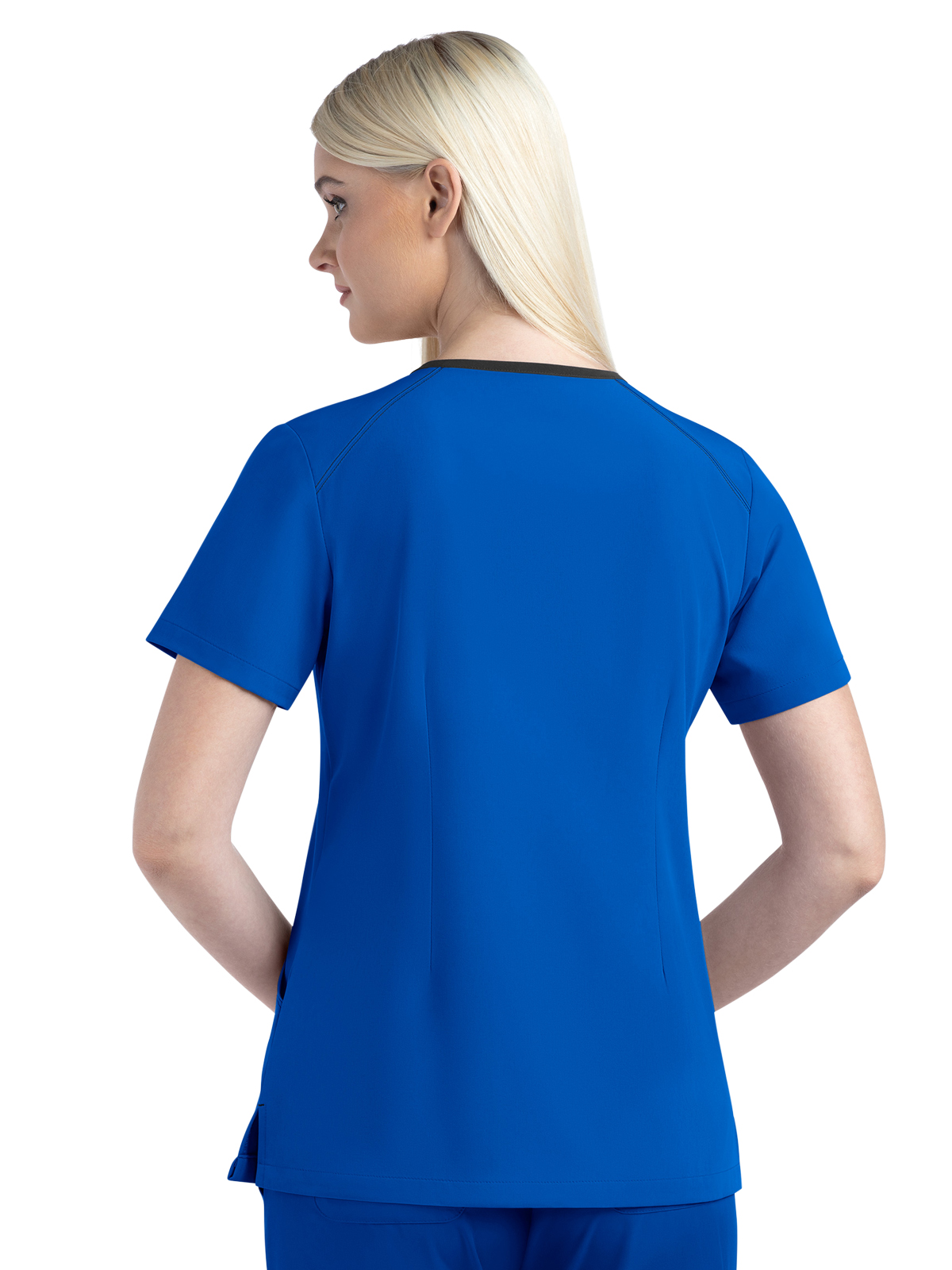 Maevn - Matrix Impulse - Women's Three-Pocket Contrast Stitching V-Neck Top 36
