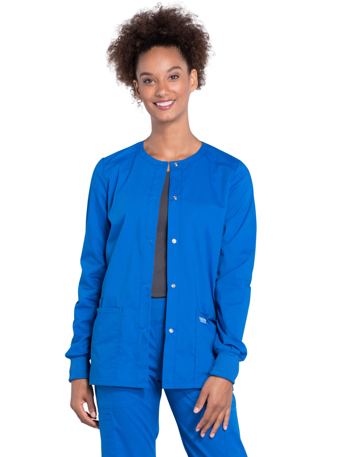 Cherokee - Workwear Professionals - Women's Snap Front Jacket 15