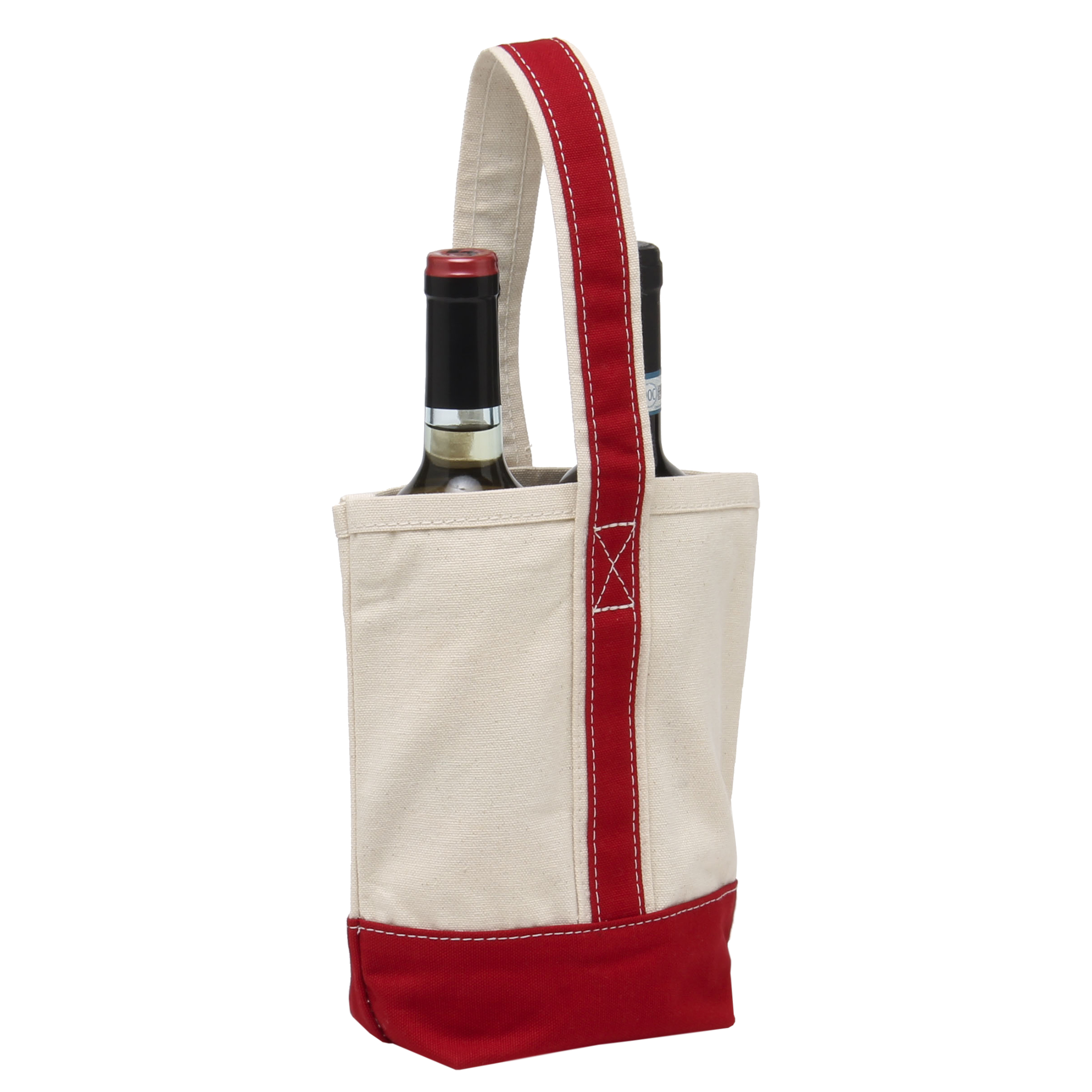 10 Oz. Lightweight Canvas Wine Tote 6