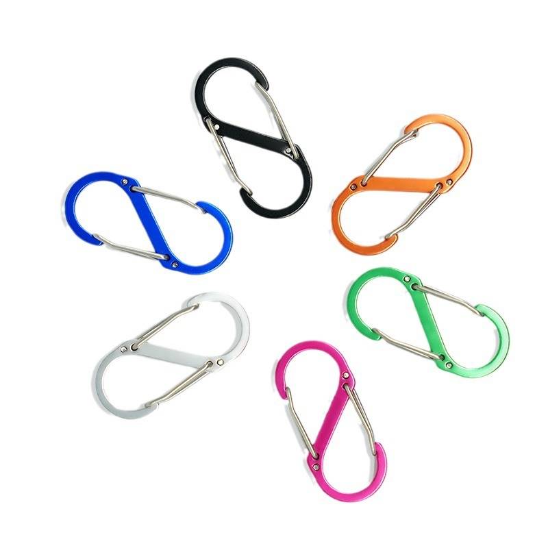 Metal S-Shape Double Head Mountaineering Buckle 8