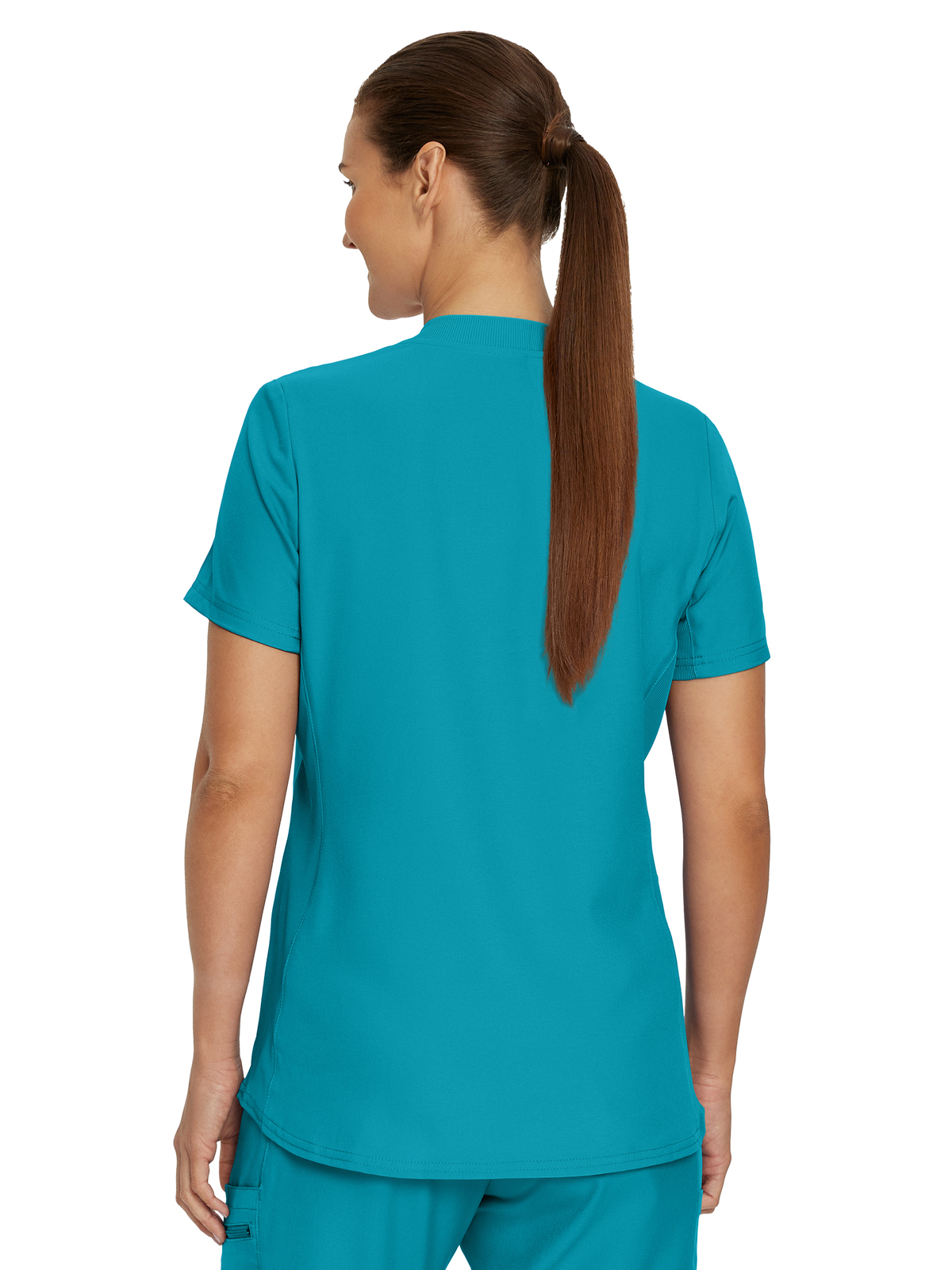 Landau - Forward - Women's Three-Pocket Rib-Knit Neckline V-Neck Top 25