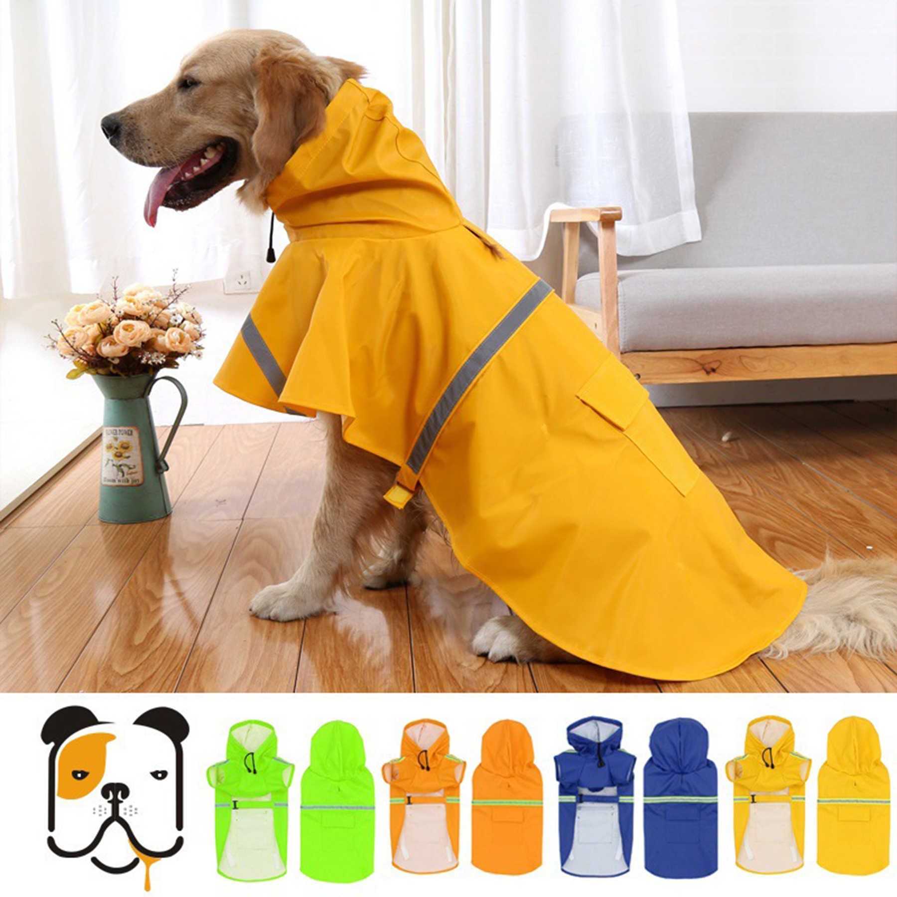 Pet Raincoat - M 2