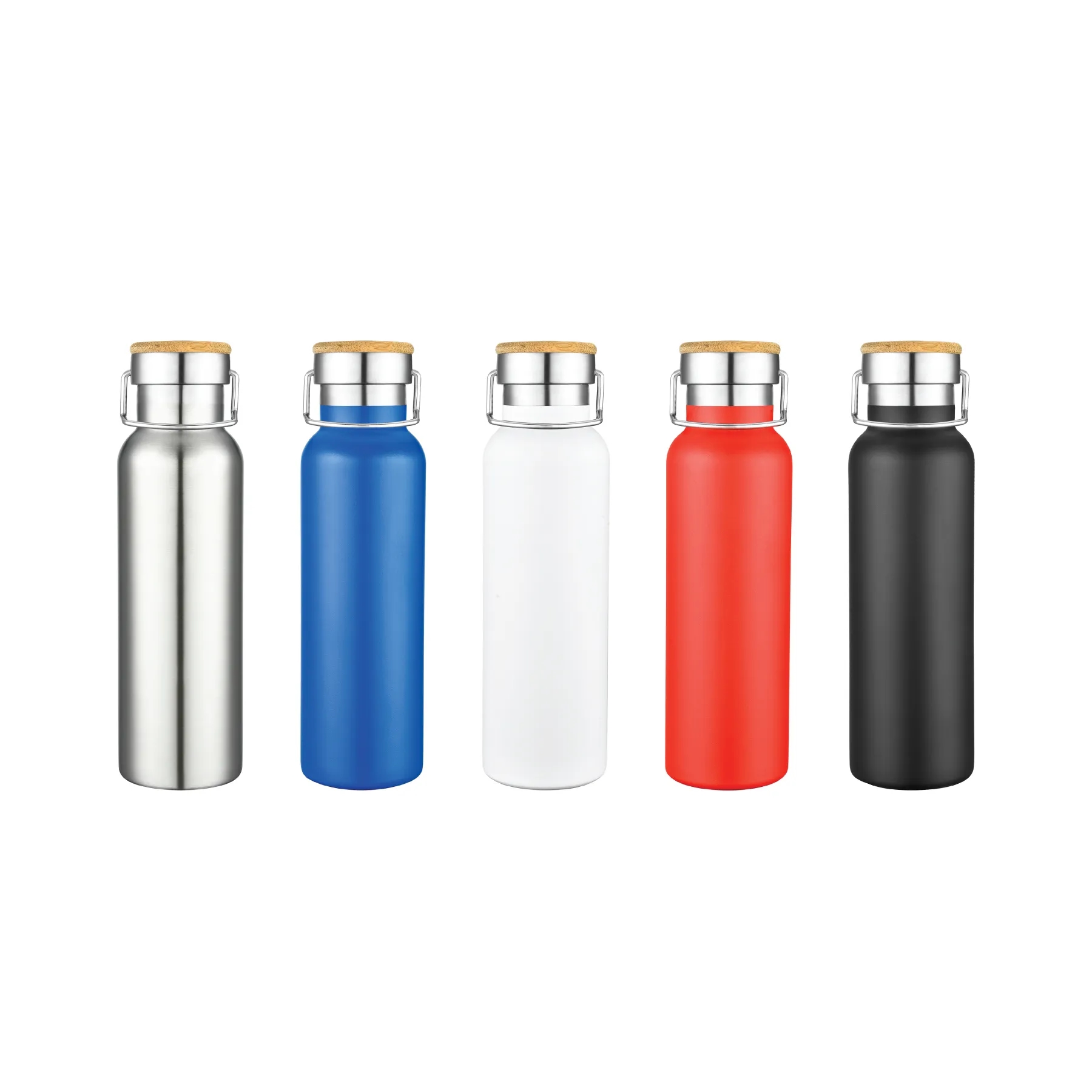 20oz Powder Coated Stainless Double Wall Vacuum Bottle, custom water bottle with logo imprint 3