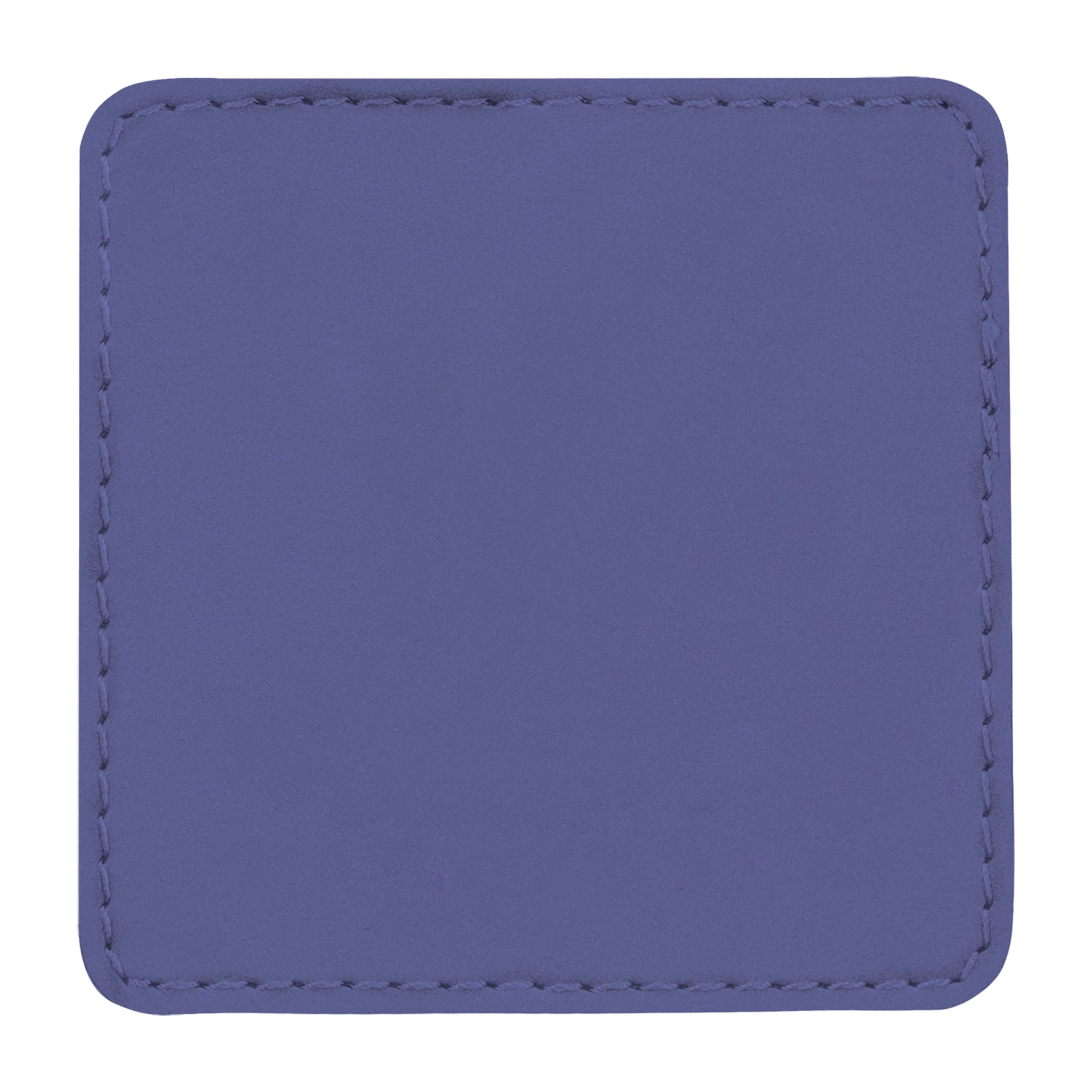 3" Purple Leatherette Square Patch with Adhesive 2