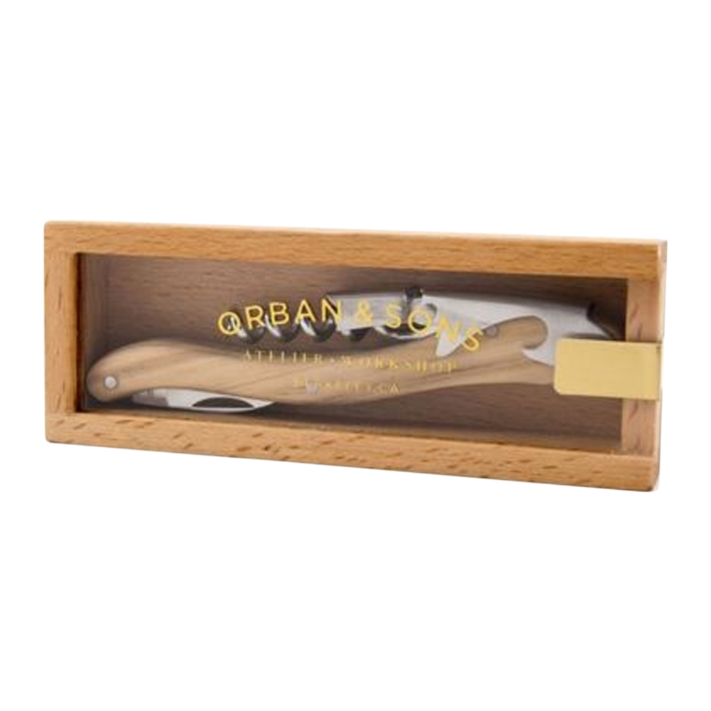 Olea Waiter's Corkscrew with Olivewood Handle 5