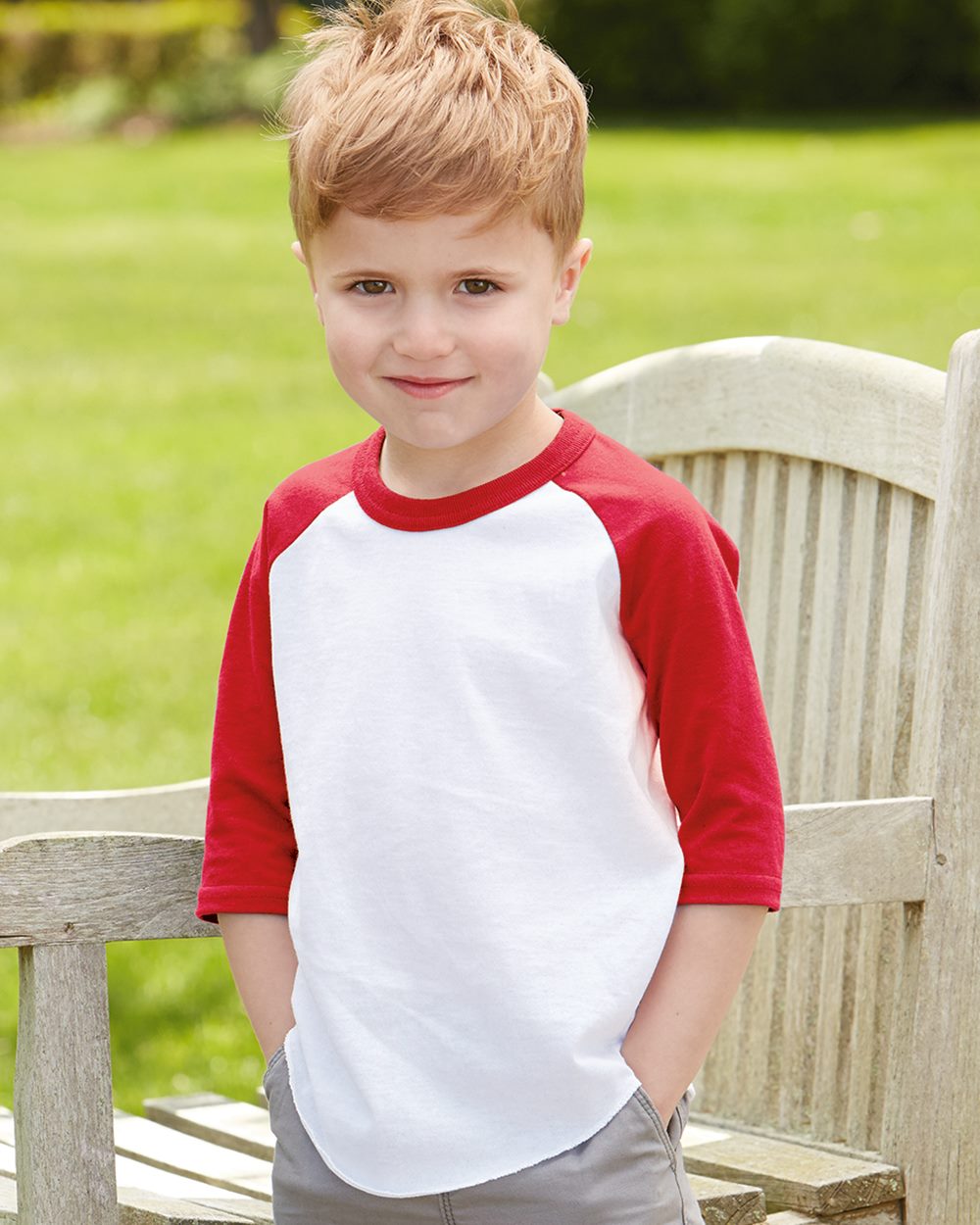 Toddler Three-Quarter Sleeve Baseball Jersey - 422 8