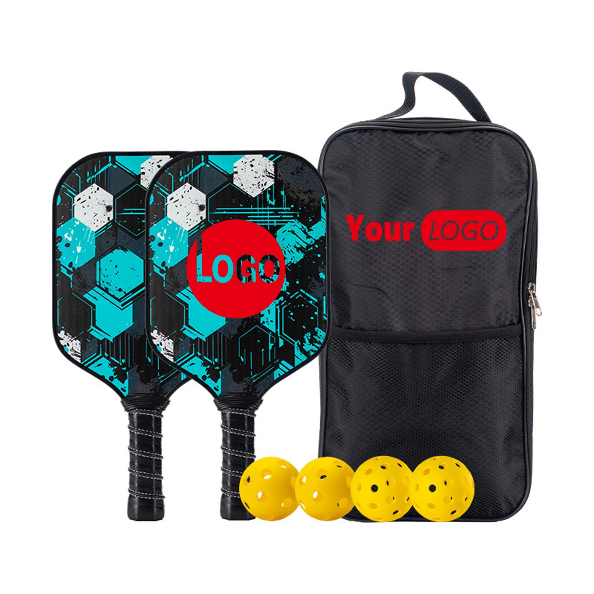 Pickleball Sets With Four Balls Two PaddlesOne Bag MOQ 20PCS 3