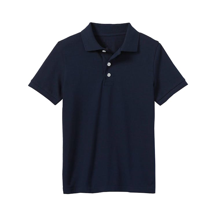 Boys' Uniform Polos - Small Navy Short Sleeve 2