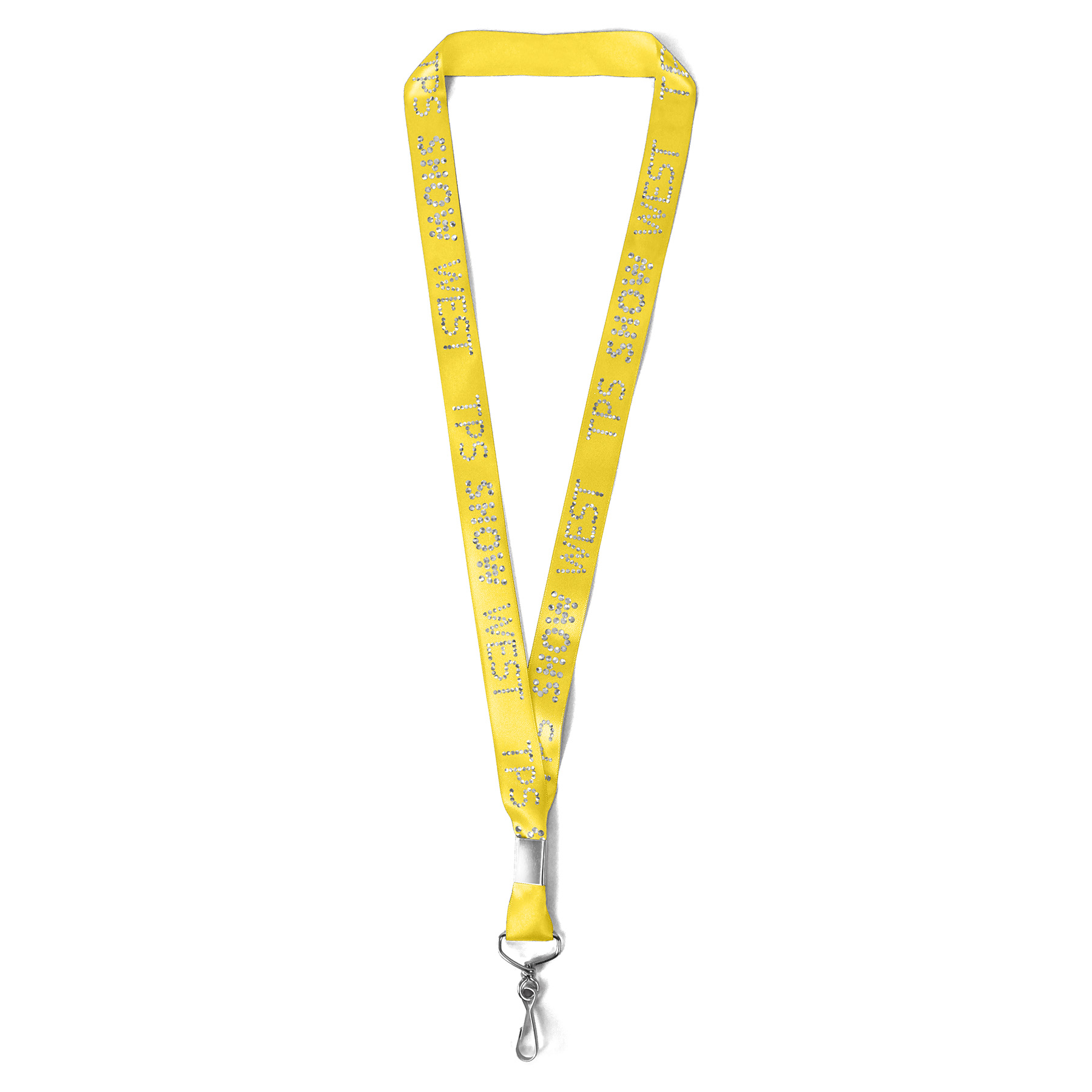 7/8" Bridal Satin Lanyard - Sparkle 5