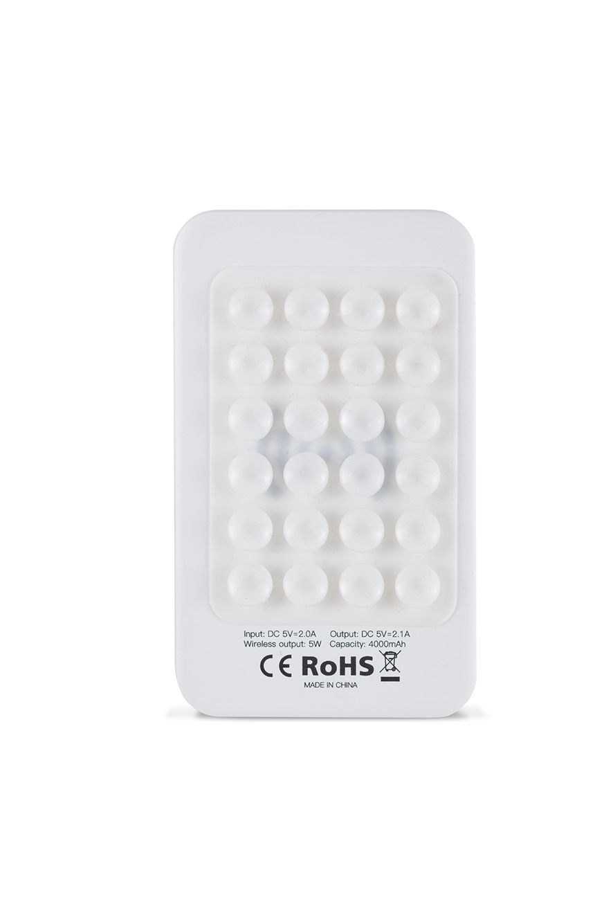 Wireless Charger/Portable Power Bank - White 7