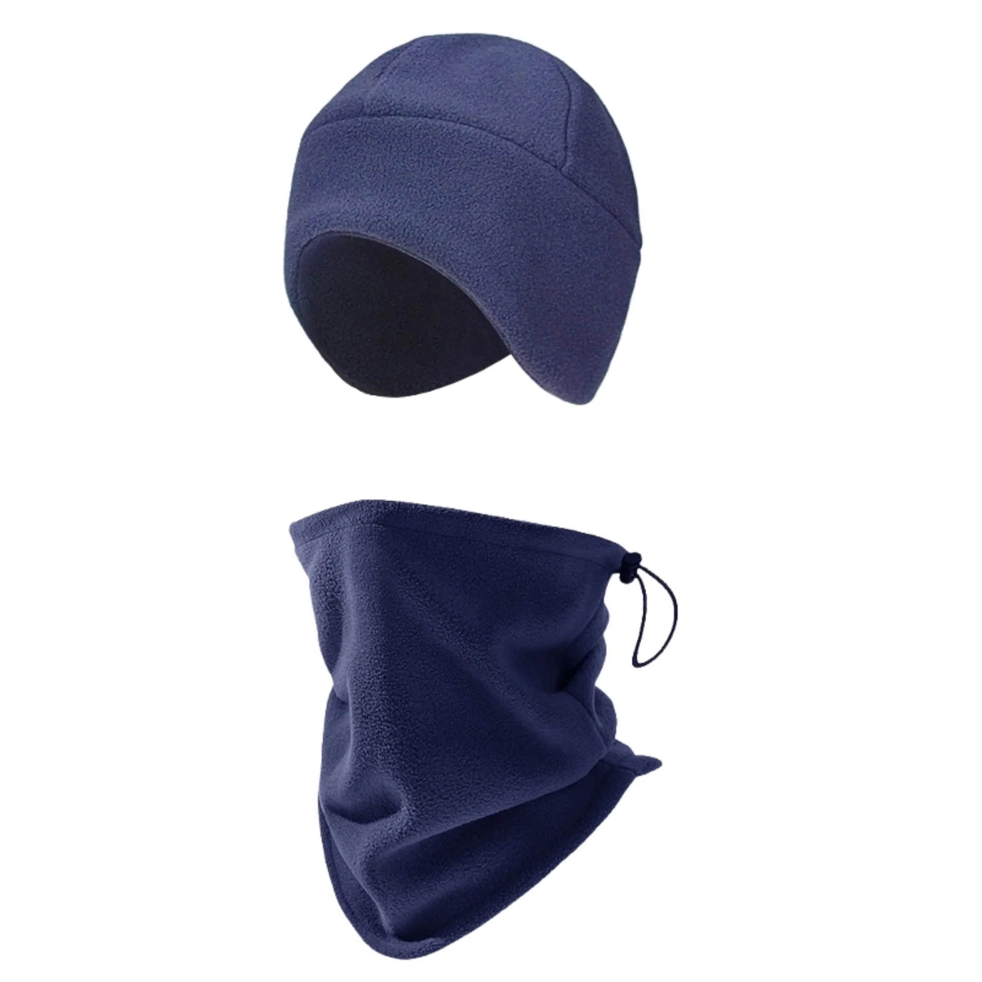2 in 1 Warm Beanie Knit Hat And Scarf Set Winter Outdoor 5