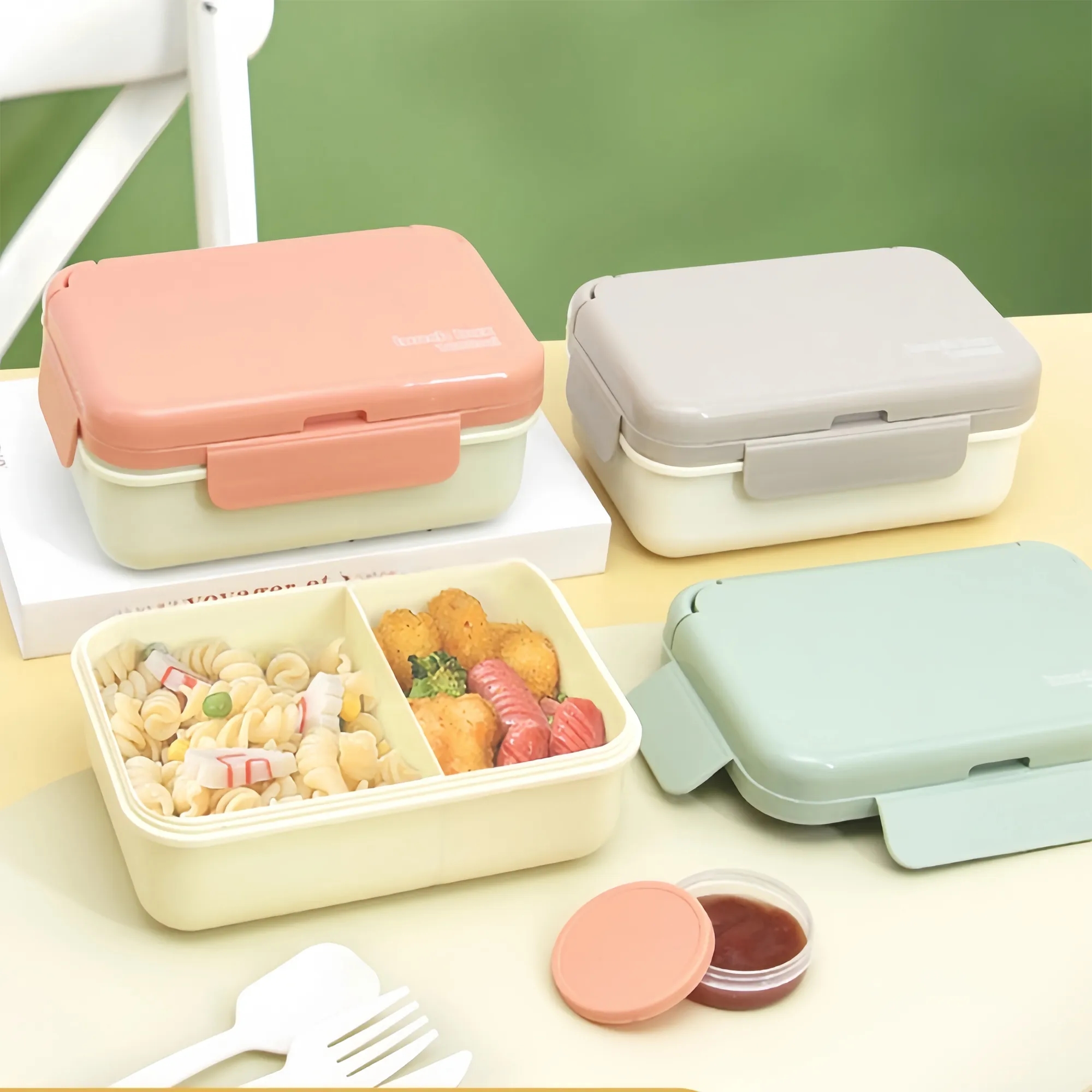 Capacity Lunch Boxes Microwave Oven Available 2