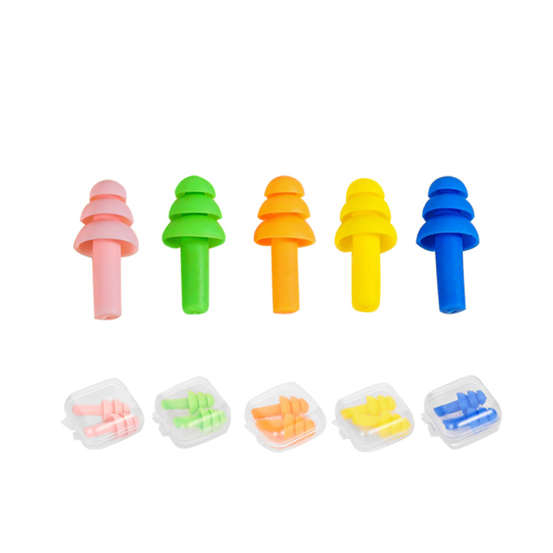 Silicone Earplugs in Case 3
