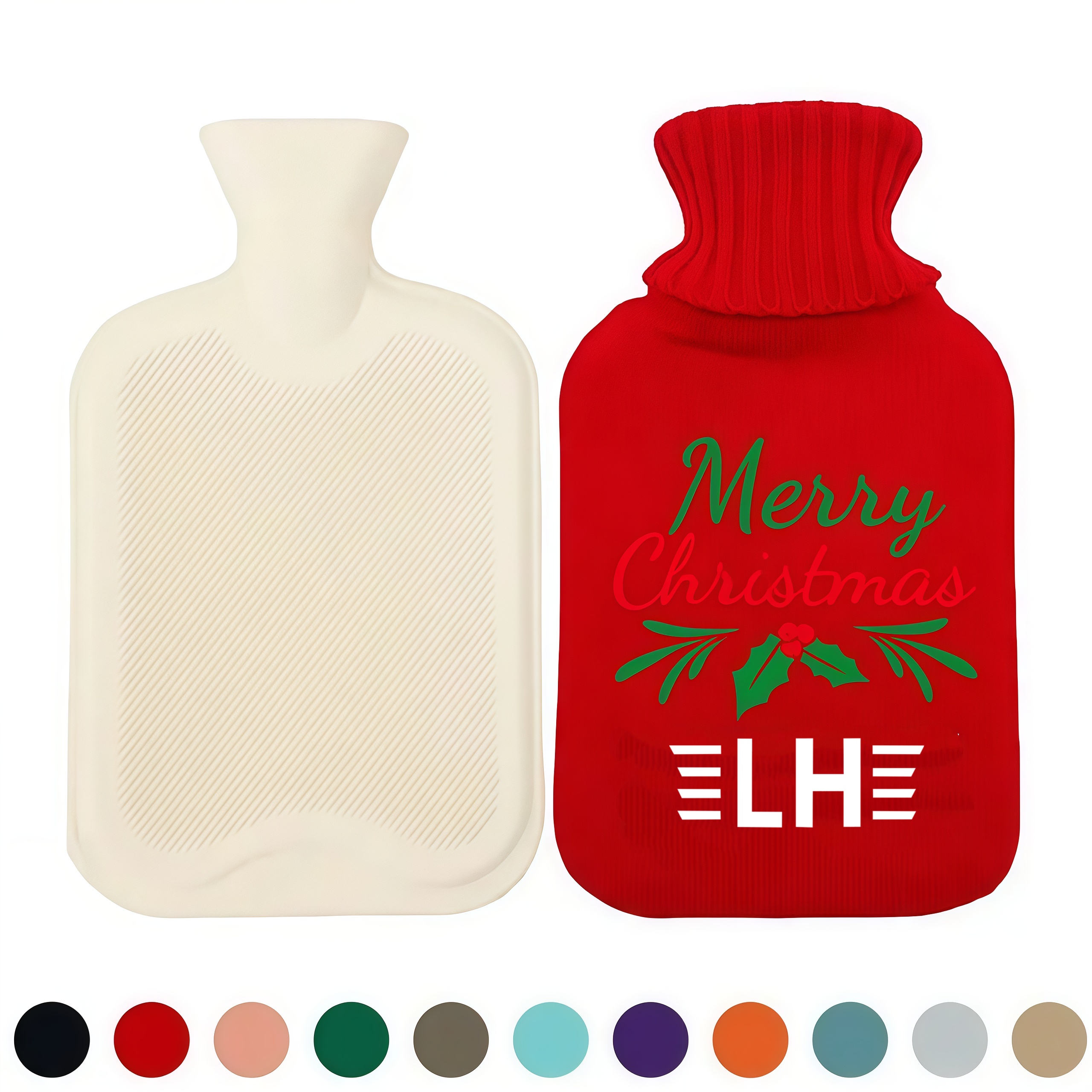 Warm Compress Hand Warmer Hot Water Bag Bottle With Cover 2