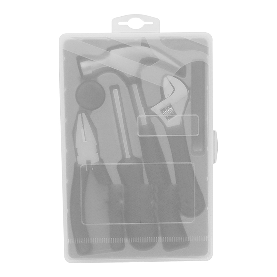 HandyPro 18pc Household Tool Set with Hammer, Adjustable Wrench, and Pliers 1