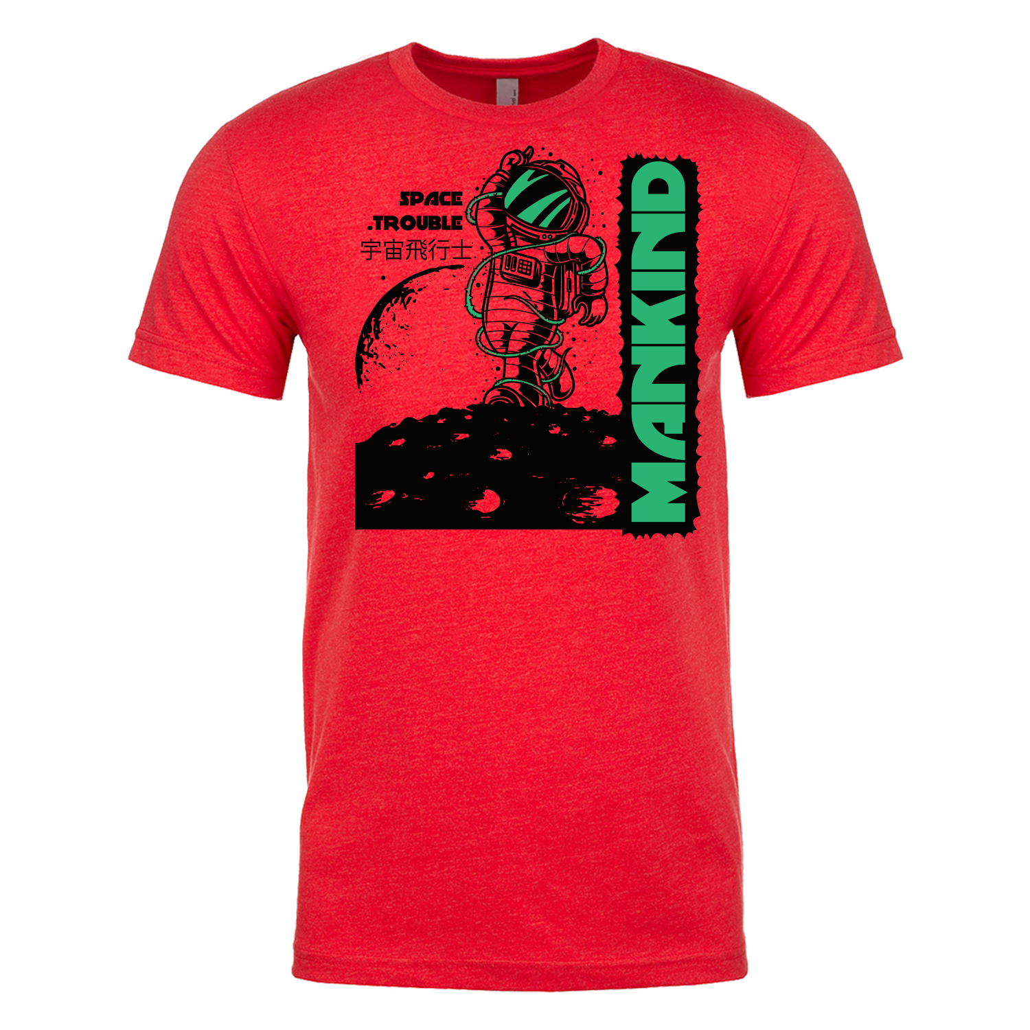 Next Level™ 4.3 oz. Poly/Cotton Blend T-Shirt (2 Color Imprint) 16