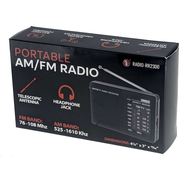 Portable Radio with Antenna - AM/FM 2