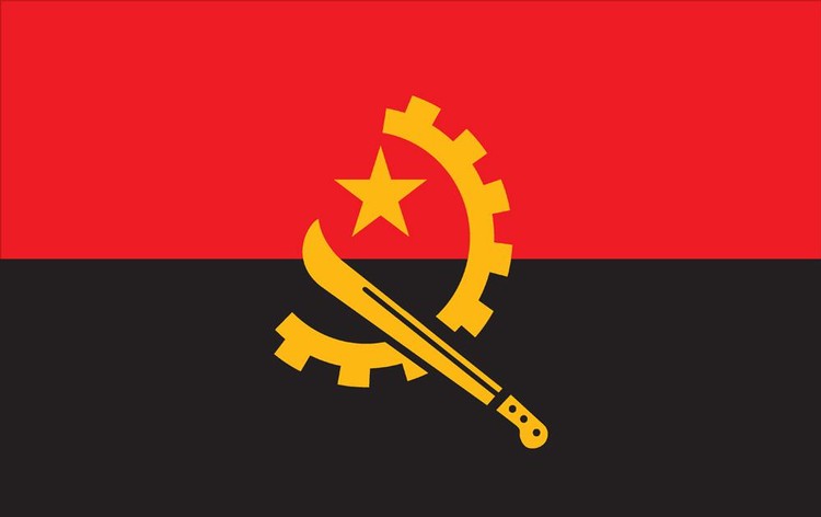 Angola Flag - 2' x 3' - Nylon 2