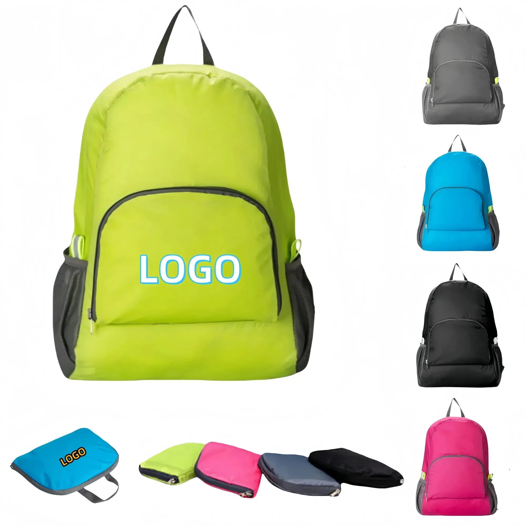 Full Color Foldable Lightweight Camping Backpack 2