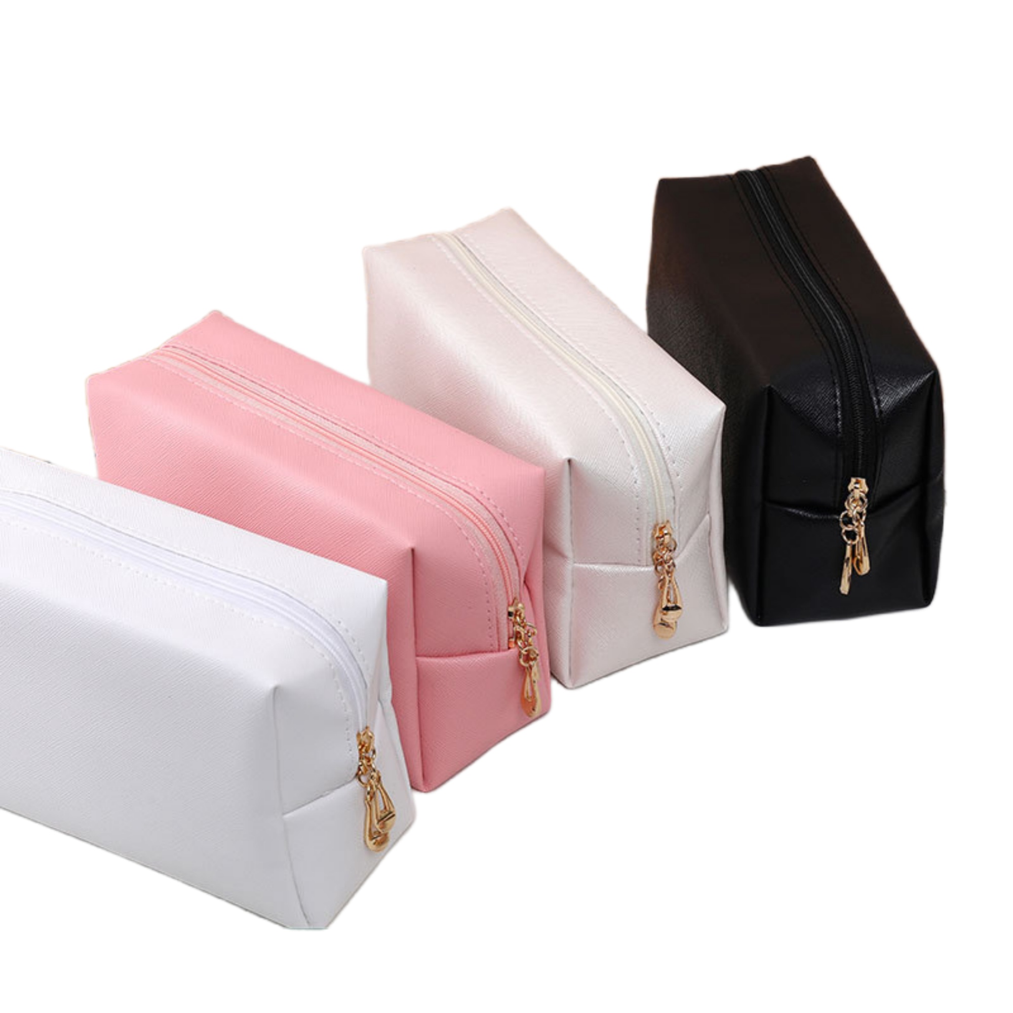 Leather Zipper Cosmetic Bag 4
