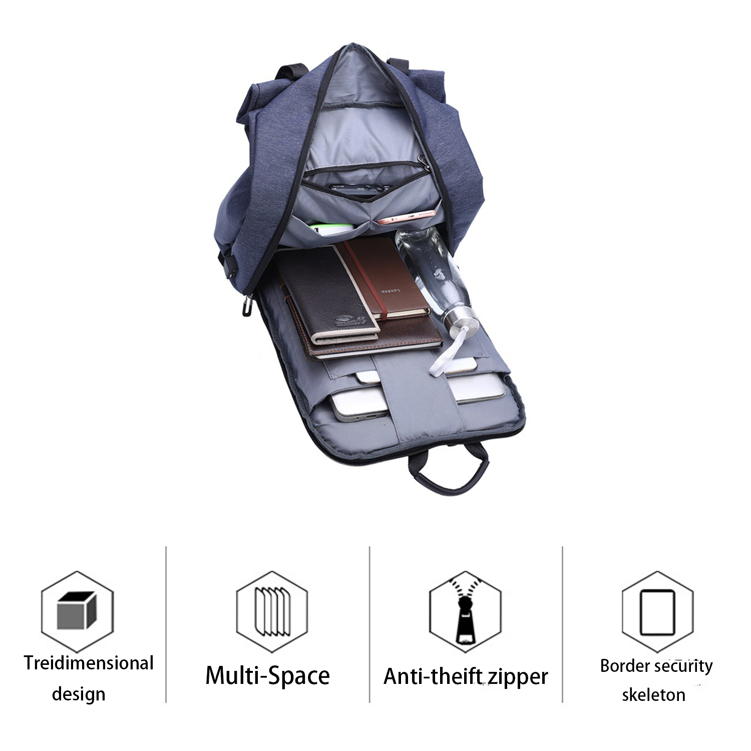 Multifunction Nylon Backpack 3
