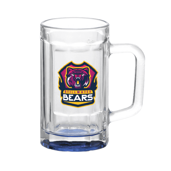 Chug 15 oz. Sports Fan Glass Beer Mug 25