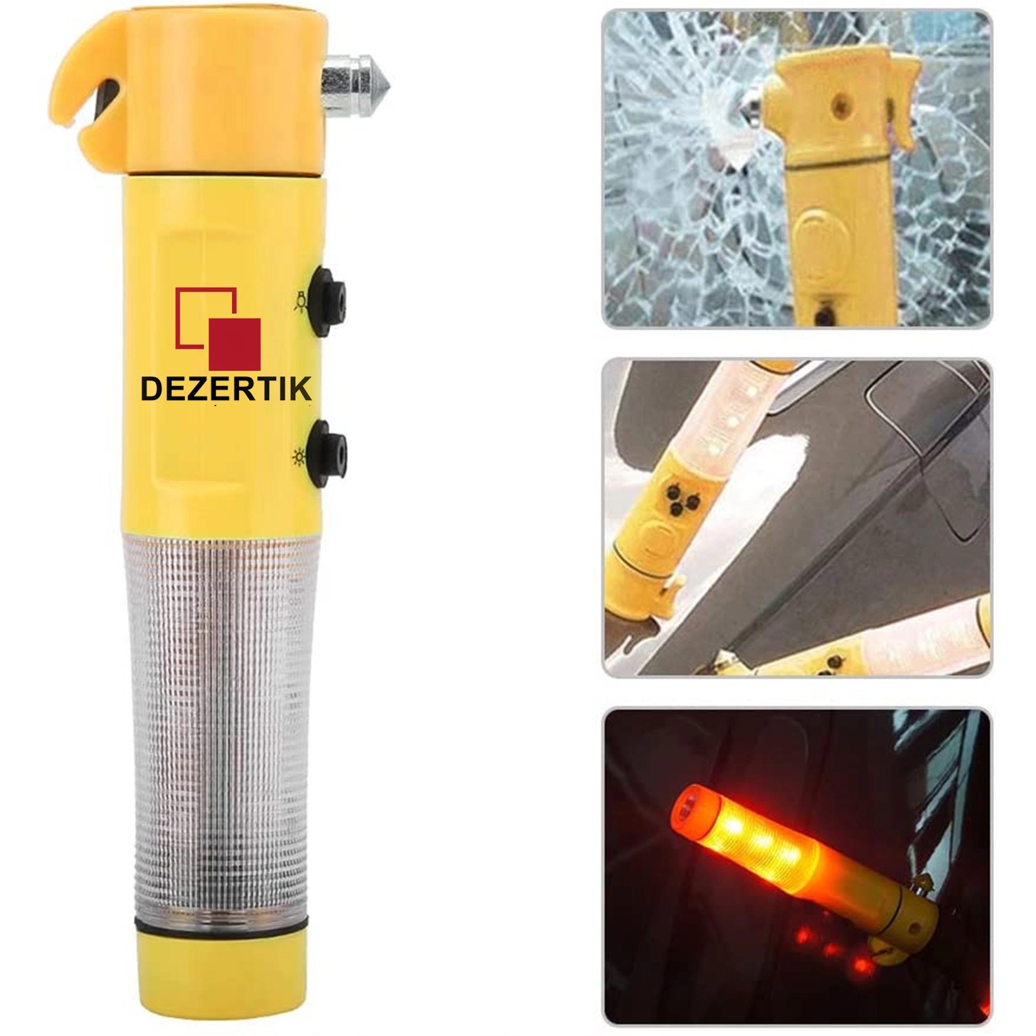4 In 1 Multifunctional Car Emergency Safety Escape Hammer 2