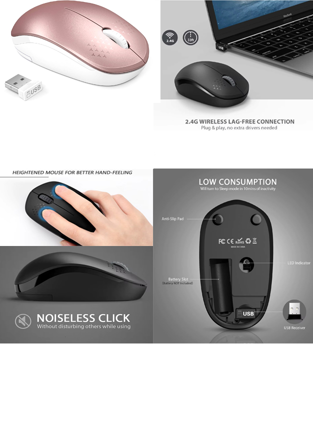 iBank ® Wireless Mouse for Laptop, PC, Tablet, Computer and Mac 1