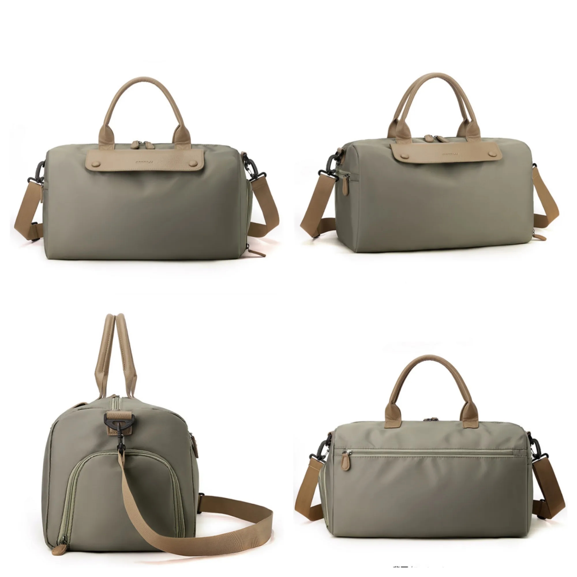 Custom Logo Travel Duffle Bag With Wet Dry Compartment 2
