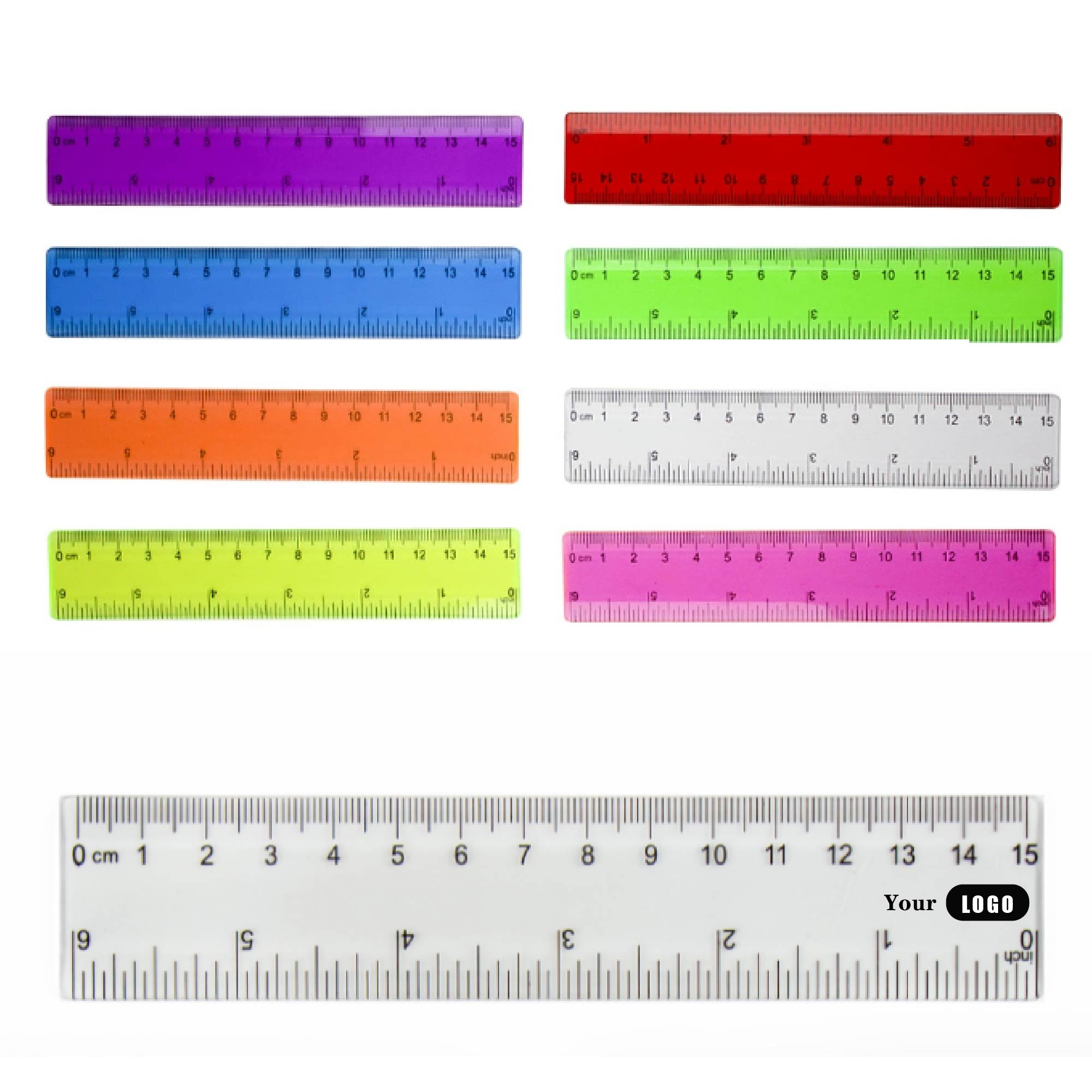 MOQ 10 pcs School Math Straight Ruler 2