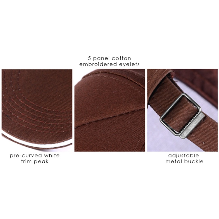 Nevaso 5 Panel Heavy Cotton Sandwich Cap Full Colour 7