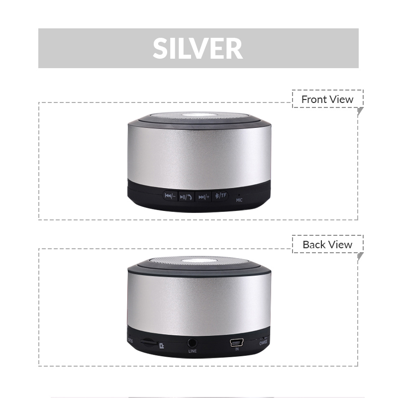 Metal Wireless Bluetooth Speaker 4