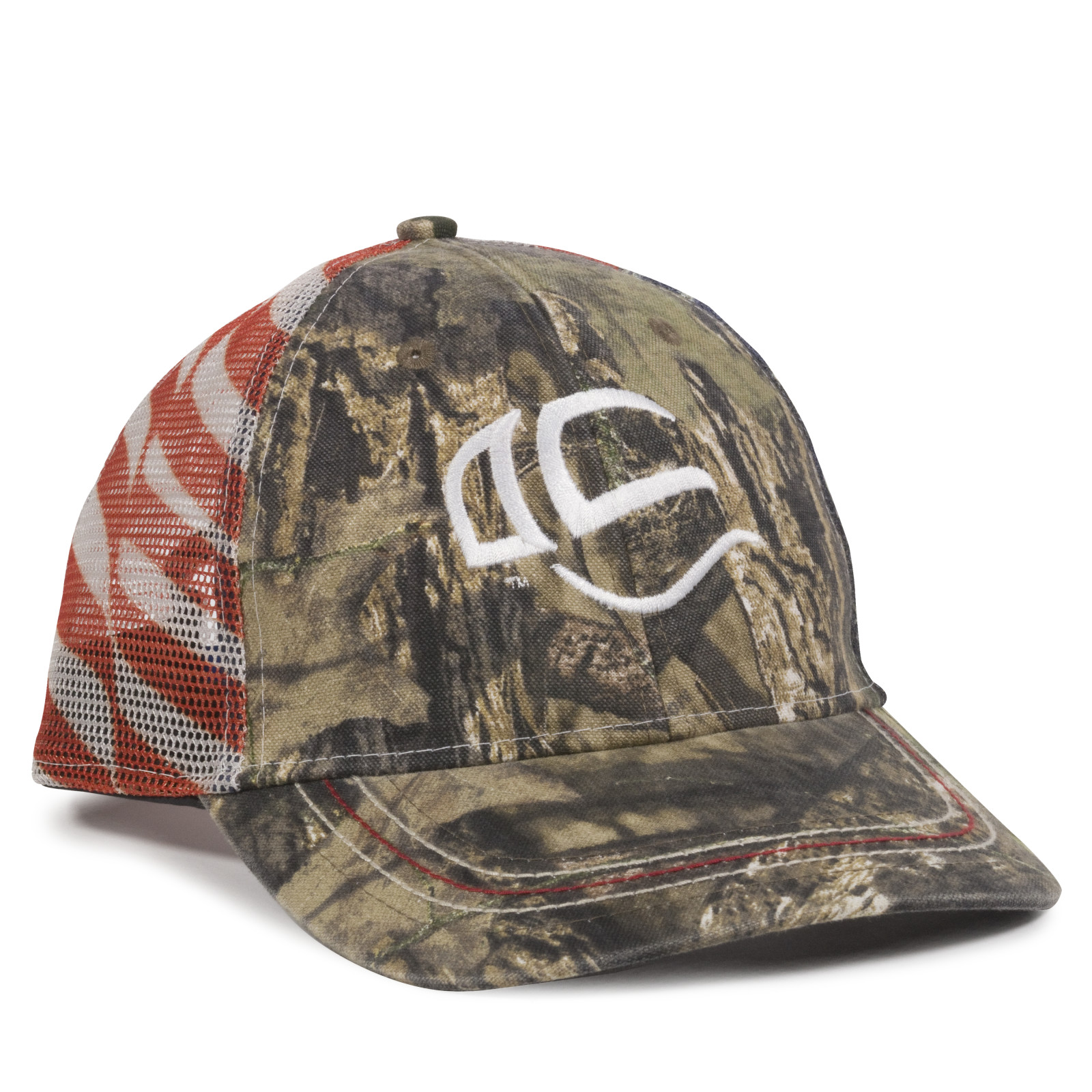 American Flag Camo Mesh Back Cap