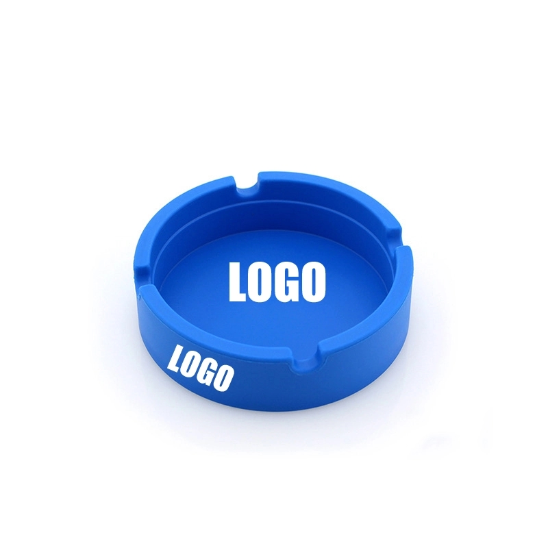 Custom High Temperature Resistant Circular Silicone Ashtray 5